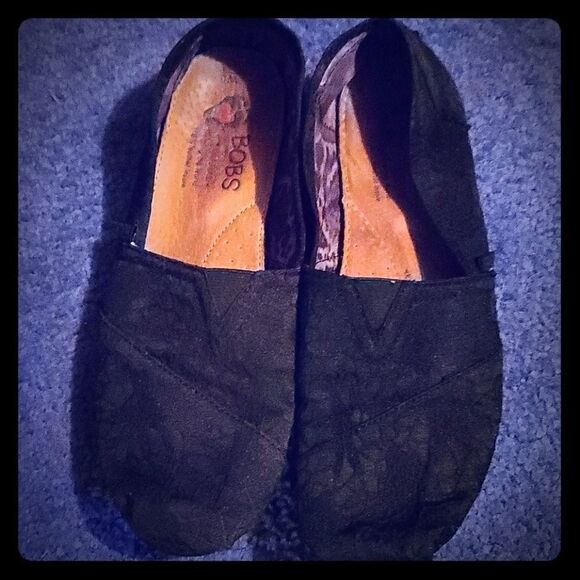 bobs lace canvas flats - Picture 1 of 7